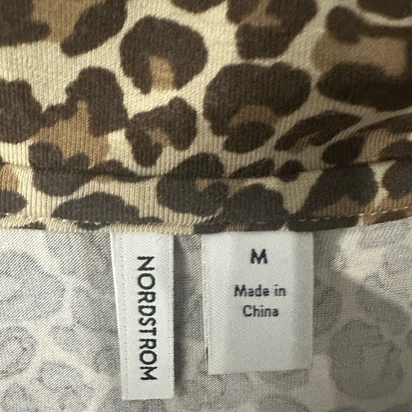 Nordstrom Short Pajamas, leopard spots - Picture 3 of 3